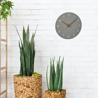 TFA-Dostmann 60.3054 Quartz clock Circle Grey