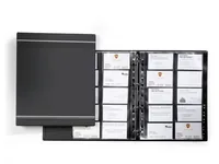 DURABLE Visitenkartenringbuch Visifix f400 Karten anthrazit