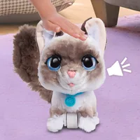 furReal Funktionsplüsch FurReal Wag-A-Lots Kitty - Plüschtierart: FurReal Friends - Altersempfehlung ab: 4 Jahren - Kategorie: Tier - Tierart: Katze - Detailfarbe: Weiss - Grau - Höhe: 20 cm