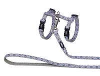 Nobby Katzenhalsband Garnitur Fish, Grau - Produkttyp: Katzenhalsband - Tierart: Katze - Detailfarbe: Grau