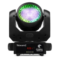 BeamZ Moving Head Cobra Wash 120 - Typ: Moving Head - Leuchtmittel: LED - Ausstattung: Lüfter - Farbwechsler - DMX-fähig - Funktionen: Andere - Wash