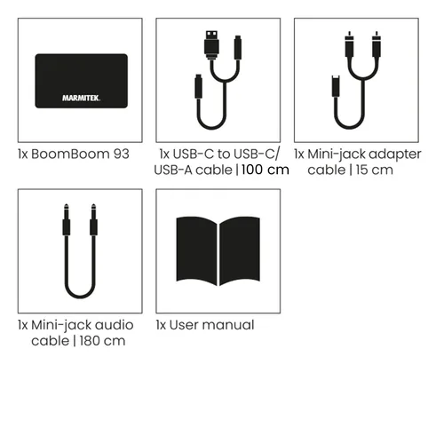 Marmitek Bluetooth Empfänger BoomBoom 93 - Zubehörtyp Lautsprecher: Adapter