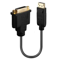 LINDY Video Adapter -  DP 1.2 -  DP-DVI M-F -  anthrazit -  DVI-D