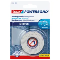 tesa Montageband Powerbond Spiegel 1.5 m x 19 mm - Detailfarbe: Weiss - Art: Montageband