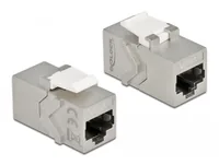 Delock Keystone-Modul RJ45 - RJ45, Cat.6A geschirmt, 1 Stück - Modultyp: Keystone - Anschluss Front: Buchse RJ-45 - Anschluss Rück: Buchse RJ-45 - Medientyp: Netzwerk - Schirmung: Ja - Verpackungseinheit: 1 Stück