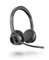 HP Poly Voyager 4320 Microsoft Teams Certified USB-A Headset +BT700 dongle Auricolare Con cavo e senza cavo Ufficio USB tipo A Bluetooth Nero