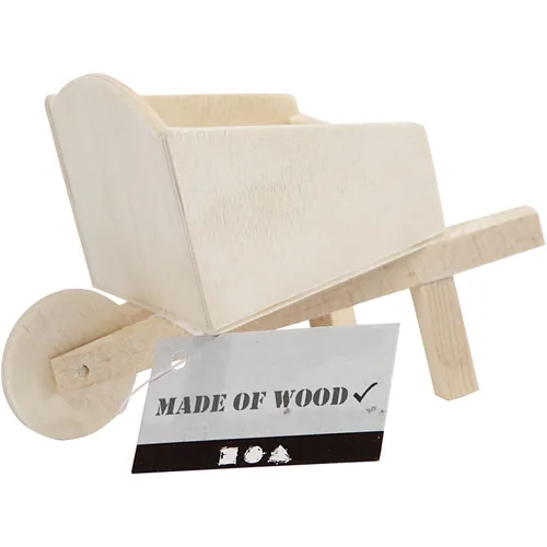 Creativ Company Holzartikel 1 Stück - Breite: 6.2 cm - Höhe: 7 cm - Länge: 11 cm - Produkttyp: Schubkarre