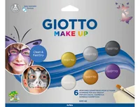 GIOTTO Schminkfarben Make-Up F476500 Metallic Colours 5ml 6 Stück