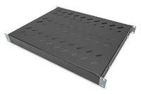 DIGITUS Fachboden 1HE 44x482x350-500mm bis 50kg schwarz vari