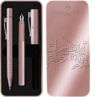 Faber-Castell Geschenkset Grip 2011 Rose - Strichstärke: Extra Breit (XB) - Medium (M) - Set: Ja - Verpackungseinheit: 1 Stück - Schriftfarbe: Blau - Anwender: Erwachsene - Stiftfarbe: Rosa