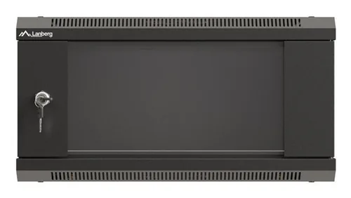 LANBERG 19"" 4U 540x350 Wandgehäuse Glastür FlatPack sw