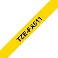 PTOUCH Flexitape lamin. schwarz/gelb TZe-FX611 zu PT-550 6 mm