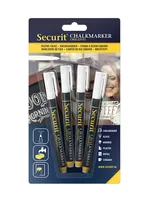 SECURIT Kreidestift 1-2mm BL-SMA100-V4-WHI weiss, 4 Stück