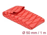 Delock Schrumpfschlauch X-Muster rutschfest 1 m x 50 mm Rot - Detailfarbe: Rot - Länge: 1 m - Durchmesser: 50 mm - Material: Polyolefin