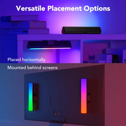 Govee H6056 Flow Plus | LED Lamps | RGBICWW, Wi-Fi, Alexa, Google