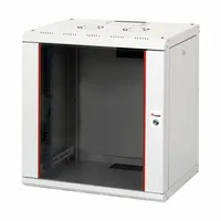 Equip 19 Netzwerkschrank Glastür PM 600x450mm 12HE grau