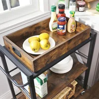 Vasagle Bar Trolley With Tray