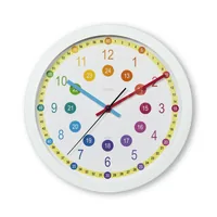 Hama Wanduhr Sal Ø 30 cm, Mehrfarbig/Weiss - Form: Rund - Detailfarbe: Weiss - Mehrfarbig - Uhrtyp: Analog - Funksignal: Keine Angaben - Funktionen: Zeit - Detailmaterial: Glas - Kunststoff