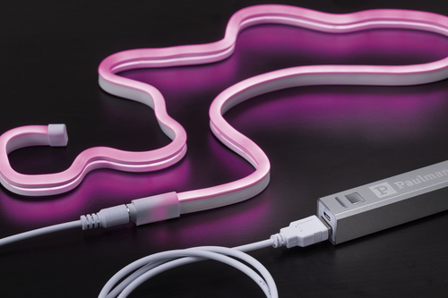 Paulmann LED-Stripe Neon Colorflex Grün, 1 m - Lampensockel: LED fest verbaut - Aussenanwendung: Nein - Inklusive Netzteil: Nein - Dimmbar: nicht dimmbar - Set: Ja - Länge: 1 m