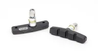 Elvedes Bremsschuhe V-Brake 60 x 10 mm, Schwarz - Material Bremsbelag: Gummi - Geeignet für: Alufelgen - Kompatible Bremsentypen: Mit Bolzen