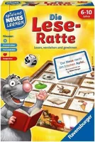 Ravensburger Kinderspiel Die Lese-Ratte - Sprache: Deutsch - Kategorie: Lernspiel - Altersempfehlung ab: 6 Jahren - Spieldauer: 20 min - Min. Anzahl Spieler: 1 - Max. Anzahl Spieler: 4