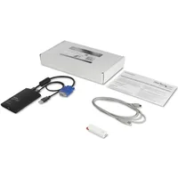 StarTech KVM Console to Laptop USB 2.0 Portable Crash Cart Adapter with File Transfer & Video Capture - Portable KVM Console