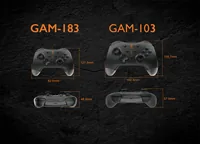 Deltaco Gaming GAM-183 Gaming Controller Black Bluetooth/USB Joystick + engine control lever Nintendo Switch