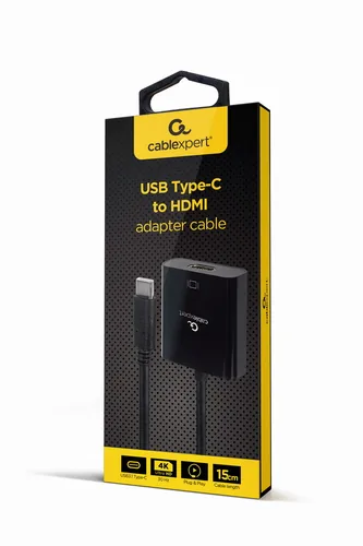 Gembird A-CM-HDMIF-03 USB graphics adapter 3840 x 2160 pixels Black