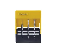 Proxxon Fräser Vollhartmetall-Schaftfräsersatz 3 Teile - Zubehörtyp: Fräser - Set: Ja