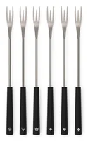 Kisag 2 in 1 Fonduegabeln 6 Personen, Schwarz - Anzahl Personen: 6 - Material: Kunststoff - Griffmaterial: Edelstahl 18/10 - Kunststoff - Detailfarbe: Schwarz - Fondue Variante: Käsefondue