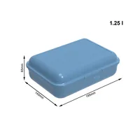 Rotho Lunchbox Fun 1250 ml, Blau - Materialtyp: Kunststoff - Unterteilungsmöglichkeit: Nein - Material: Polypropylen (PP) - Detailfarbe: Blau - Spülmaschinenfest: Ja - Set: Nein