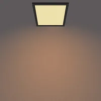 Philips Touch Deckenleuchte SceneSwitch eckig 12W 2700K schwarz - Leuchten Kategorie: Deckenleuchte - Betriebsart: Netzbetrieb - Lampensockel: LED fest verbaut - Farbtemperatur Kelvin: 2700 K - Dimmbar: nicht dimmbar - Farbwiedergabeindex CRI: 80