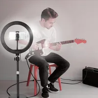 Logilink Smartphone-Ringlicht-Stativ m. Fernauslöser,DM 25cm