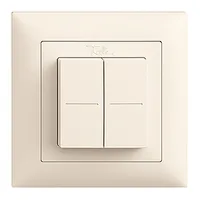 Feller Smart Light Control  für Philips Hue EDIZIOdue AP crema - Detailfarbe: Crème - Protokoll: ZigBee - Produkttyp: Fernbedienung und Wandtaster - Systemkommunikation: Wireless - System-Kompatibilität: Philips Hue