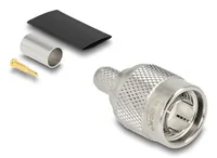 DELOCK TNC Stecker zum Crimpen RG-59 passend. schrumpfschla
