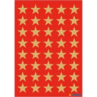 HERMA Sticker Sterne 13mm 3412 gold 120 Stück/3 Blatt
