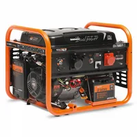 Daewoo GDA 7500DPE-3 engine-generator 6000 W 30 L Petrol Orange, Black