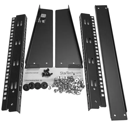 2-POST DESKTOP RACK - 8U 8U OPEN FRAME RACK CABINET - 8U