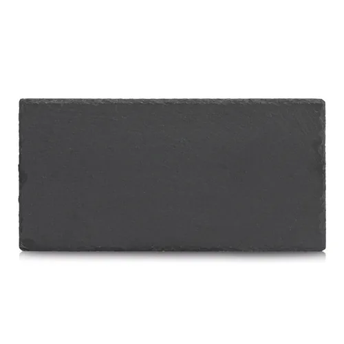 Zeller Present Servierplatte Schiefer 30 x 15 cm - Material: Schiefer - Nachhaltigkeit: Nicht angegeben - Detailfarbe: Schwarz
