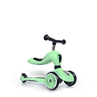Scoot and Ride Scooter Highwaykick 1 Kiwi - Altersempfehlung ab: 1 Jahr - Ausstattung: Fussbremse - Höhenverstellbarer Sitz - Reifentyp:  Kunststoffreifen - Nachhaltigkeit: Nicht angegeben - Belastbarkeit: 50 kg - Einsatzgebiet: Freizeit