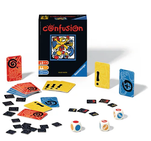 Ravensburger Kartenspiel Confusion - Sprache: Deutsch - Englisch - Französisch - Italienisch - Niederländisch - Spanisch - Kategorie: Aktionsspiel - Kartenspiel - Konzentrationsspiel - Würfelspiel - Altersempfehlung ab: 10 Jahren - Spieldauer: 15 min - Mi