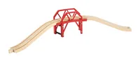 BRIO Eisenbahn Bahnbrücke mit Auffahrten - Kategorie: Brücken & Tunnel - Altersempfehlung ab: 3 Jahren - Material: Holz - Eigenschaften: Keine Eigenschaft - Zertifikate: FSC