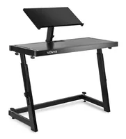 Vonyx Mobiler DJ Stand DB10 - Produkttyp: DJ Tisch - Grundfarbe: Schwarz