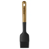 Staub Backpinsel 22 cm, Schwarz/Braun - Borstenmaterial Backpinsel: Silikonborsten - Detailfarbe: Braun - Schwarz - Spülmaschinenfest: Nein