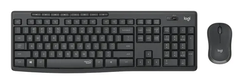 Logitech Tastatur-Maus-Set MK295 Graphite CH-Layout - Maus Features: Silent-Tasten - Ein-/Ausschalter - Scrollrad - Tastatur Typ: Standard - Tastaturlayout: QWERTZ (CH) - Tastatur Features: Silent-Tasten - Medientasten - Ziffernblock - Keyboard Tasten: Kl
