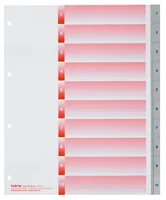 Kolma Register A4 XL KolmaFlex 1-10 - Einteilung: 1-10 - Überbreite: Ja - Material: PVC - Detailfarbe: Grau