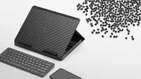 Logitech Tablet Tastatur Cover Casa Pop-Up Desk - Verbindungsmöglichkeiten: Bluetooth - Tastaturlayout: QWERTZ (CH) - Kompatible Hersteller: Universal - Detailfarbe: Grau - Bildschirmdiagonale in Zoll: 17 - Tablet Kompatibilität: Universal