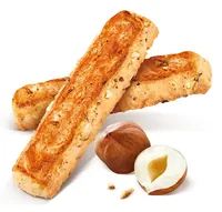 Wernli Gebäck Nuss-Stängeli 290 g - Produkttyp: Guetzli - Nährwertangabe pro: 100 g - Energiegehalt (in kj): 2061 KJ - Energiegehalt (in kcal): 492 Kcal - Fett: 22 g - Davon gesättigte Fettsäuren: 4.4 g