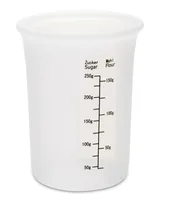 Städter Messbecher 2.5 dl, Transparent - Produkttyp: Messbecher - Materialtyp: Kunststoff - Material: Silikon - Detailfarbe: Transparent - Set: Nein - Volumen: 2.5 dl