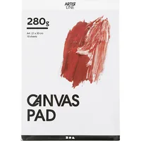 Creativ Company Malblock Canvas 10 Blatt - Papierformat: A4 - Produkttyp: Malbuch - Anwender: Jugendliche